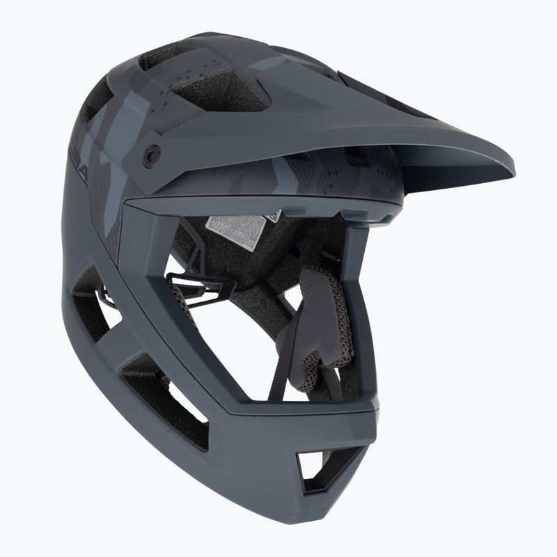 Casco bici Endura Singletrack Full Face Youth grigio camo