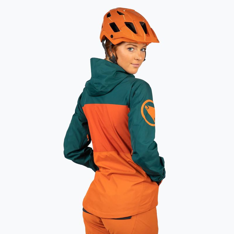 Giacca da ciclismo da donna Endura Singletrack II Waterproof harvest 4