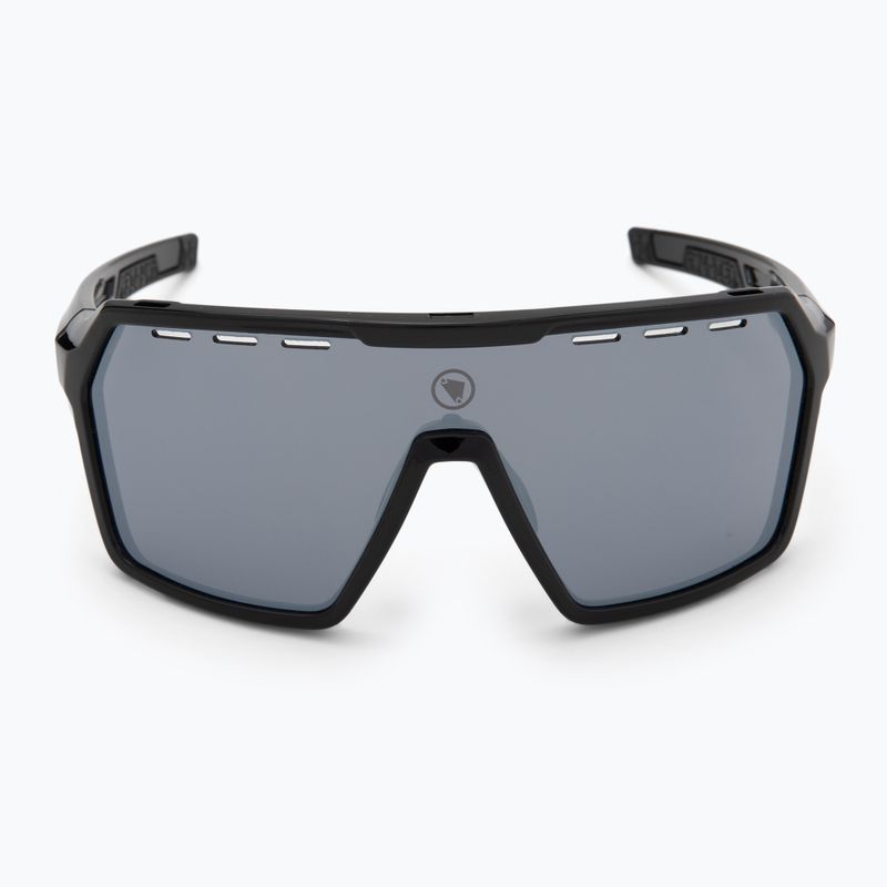 Occhiali da sole Endura Singletrack nero/platino revo smoke/argento chiaro flash mirror 4