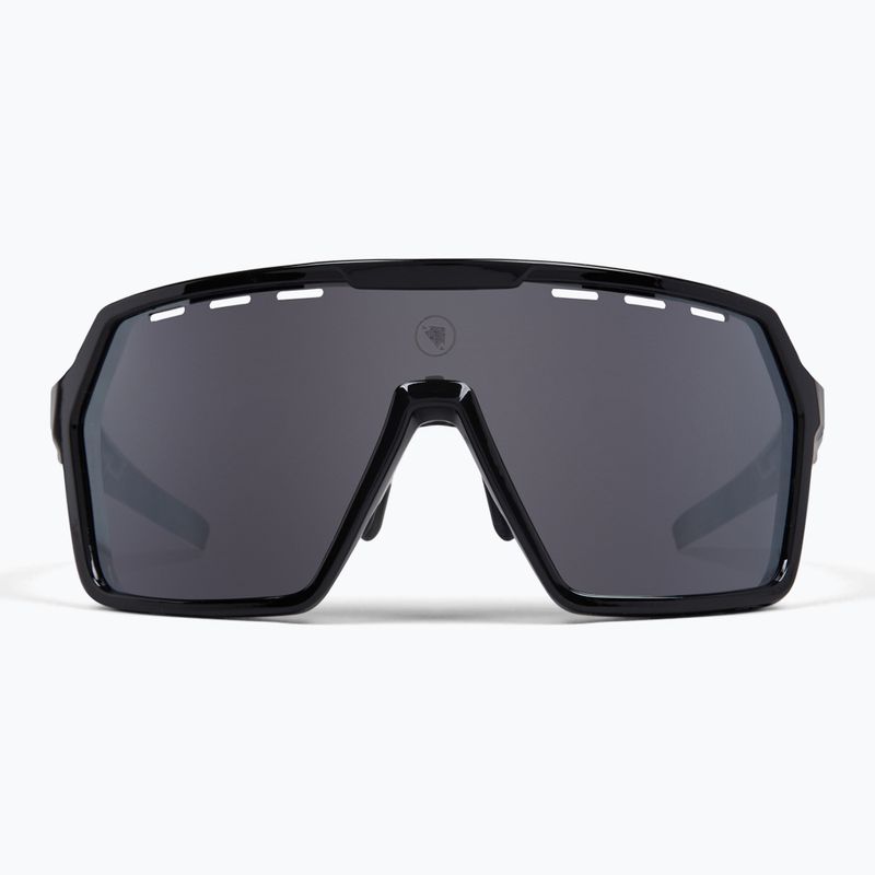 Occhiali da sole Endura Singletrack nero/platino revo smoke/argento chiaro flash mirror