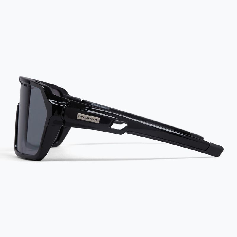 Occhiali da sole Endura Singletrack nero/platino revo smoke/argento chiaro flash mirror 3