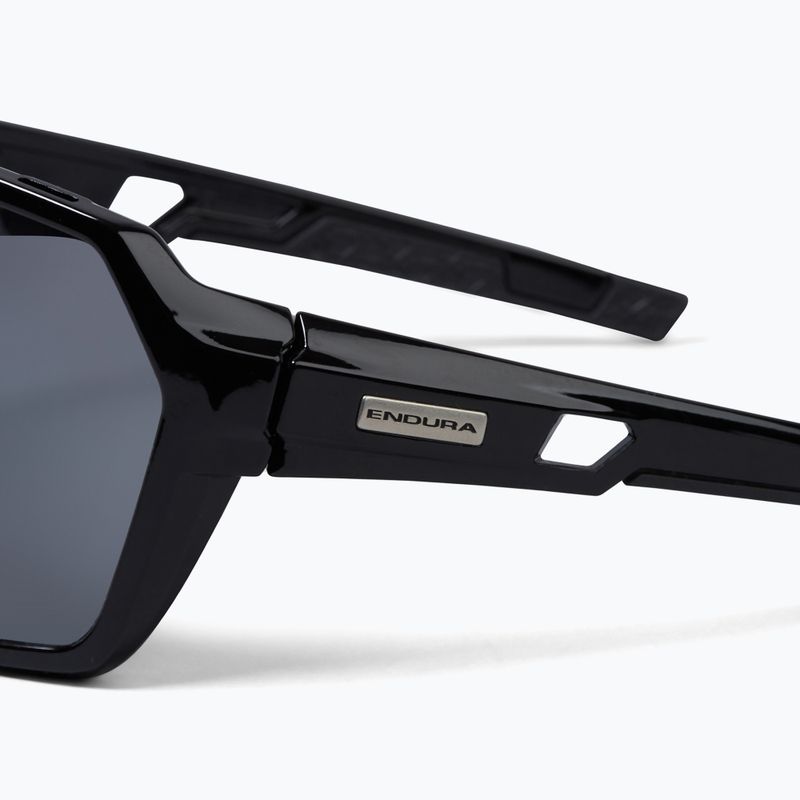 Occhiali da sole Endura Singletrack nero/platino revo smoke/argento chiaro flash mirror 4