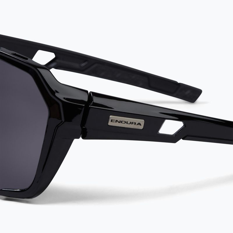 Occhiali da sole Endura Singletrack Frameless nero/platino revo smoke/argento chiaro flash 3