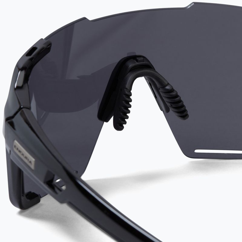 Occhiali da sole Endura Singletrack Frameless nero/platino revo smoke/argento chiaro flash 4