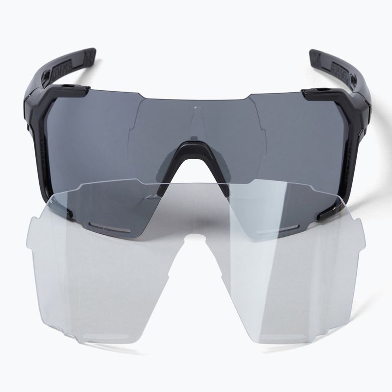 Occhiali da sole Endura Singletrack Frameless nero/platino revo smoke/argento chiaro flash 5