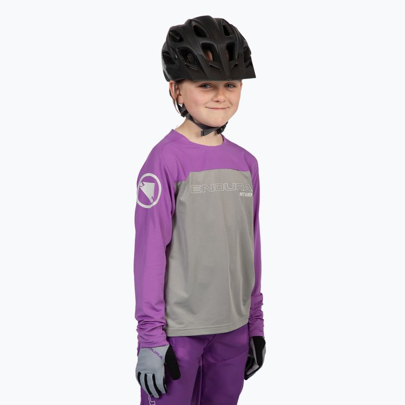 Endura MT500 Burner thistle manica lunga da ciclismo per bambini 2