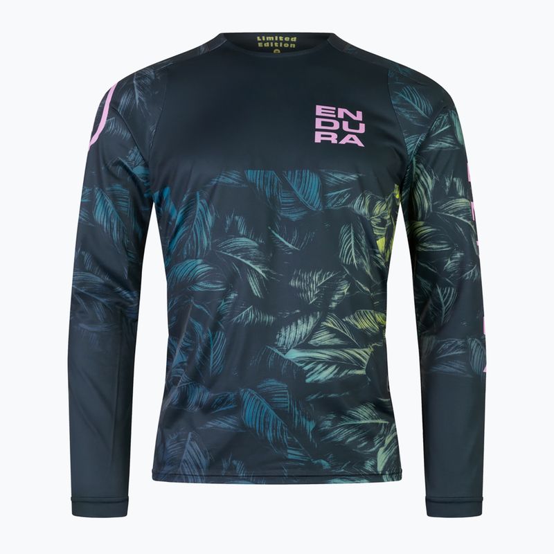 Endura Tropical Print Cycling Longsleeve Ltd grigio da uomo 7