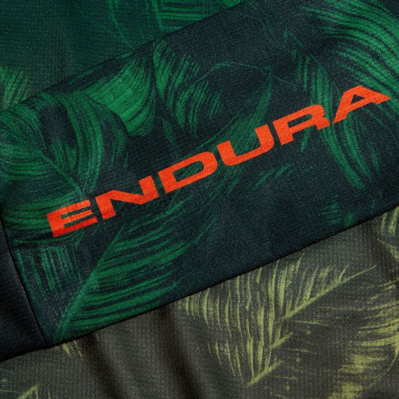 Maglia ciclismo donna a manica lunga Endura Tropical Print Ltd ghillie verde 11