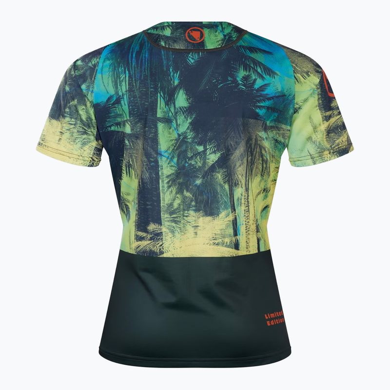 Maglia ciclismo donna Endura Tropical Print Ltd verde ghillie 8