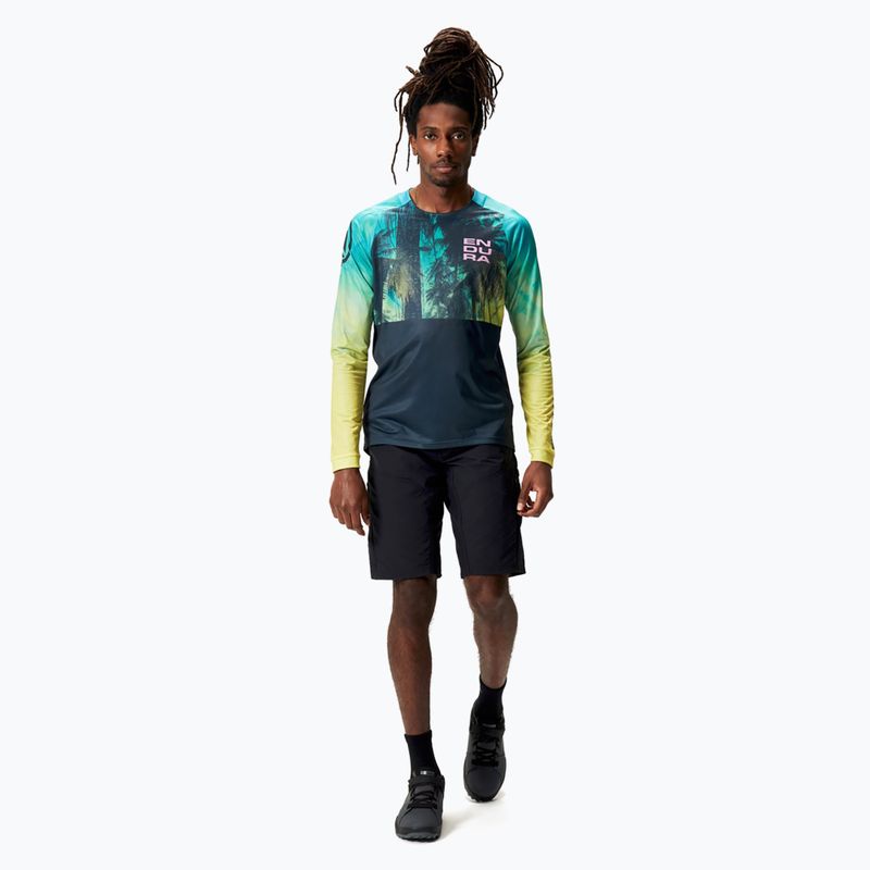 Uomo Endura Tropical Print Ltd atlantic cycling longsleeve 2