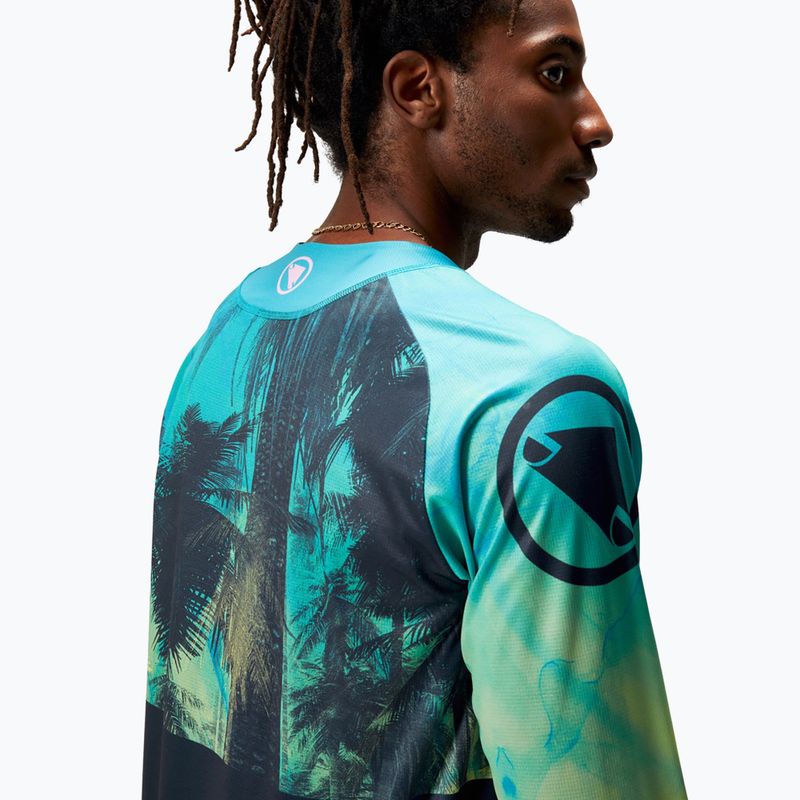 Uomo Endura Tropical Print Ltd atlantic cycling longsleeve 6