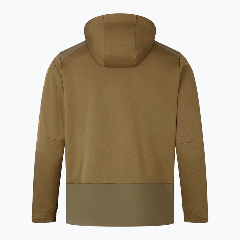 Felpa Endura Trailster Tech da uomo con cappuccio verde tweed 2