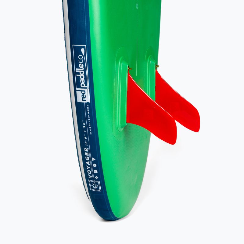 Red Paddle Co Voyager 12'6" verde/bianco SUP board 6