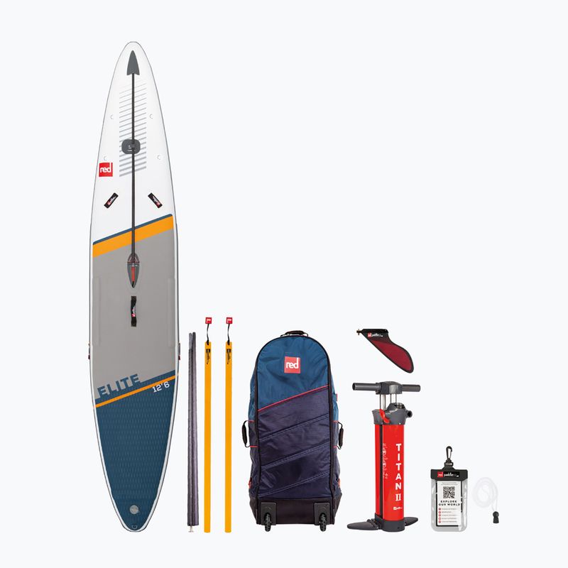 Tavola da SUP Red Paddle Co Elite 2024 12'6" grigio