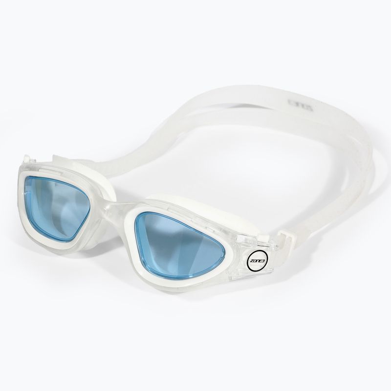 ZONE3 Occhialini da nuoto blu vapore/bianco trasparente/bianco