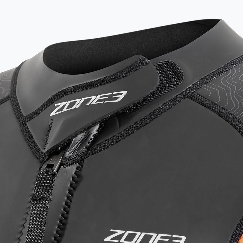 Muta da triathlon ZONE3 Versa Swimrun da donna, nero/arancio/metallo chiaro 3