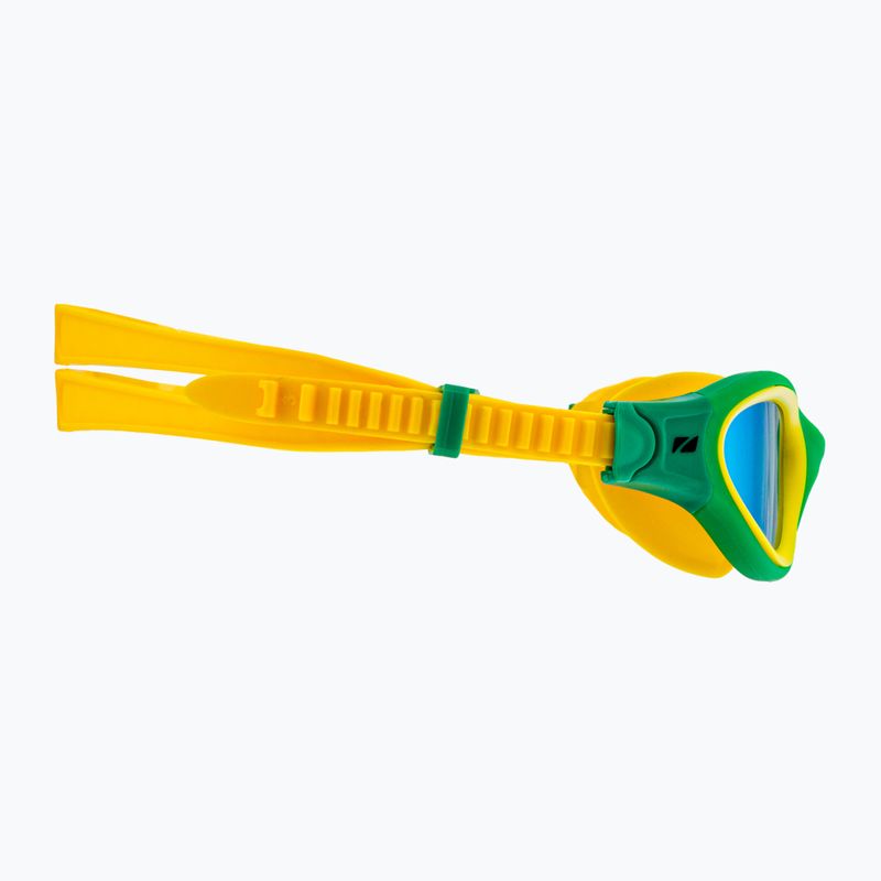 ZONE3 Venator-X Occhialini da nuoto verde/giallo 3