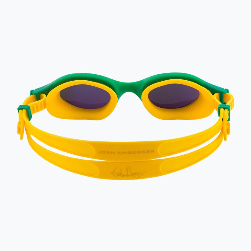 ZONE3 Venator-X Occhialini da nuoto verde/giallo 5