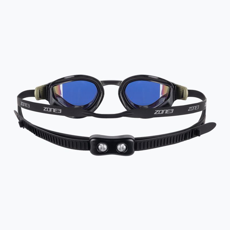 Occhiali da nuoto ZONE3 Viper-Speed nero/verde/camoscio 4