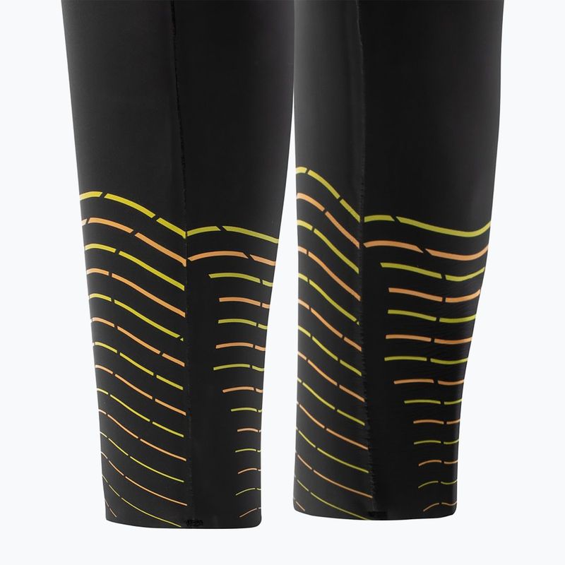 Muta da uomo ZONE3 Thermal Aspect Breaststroke nero/arancio/giallo 5