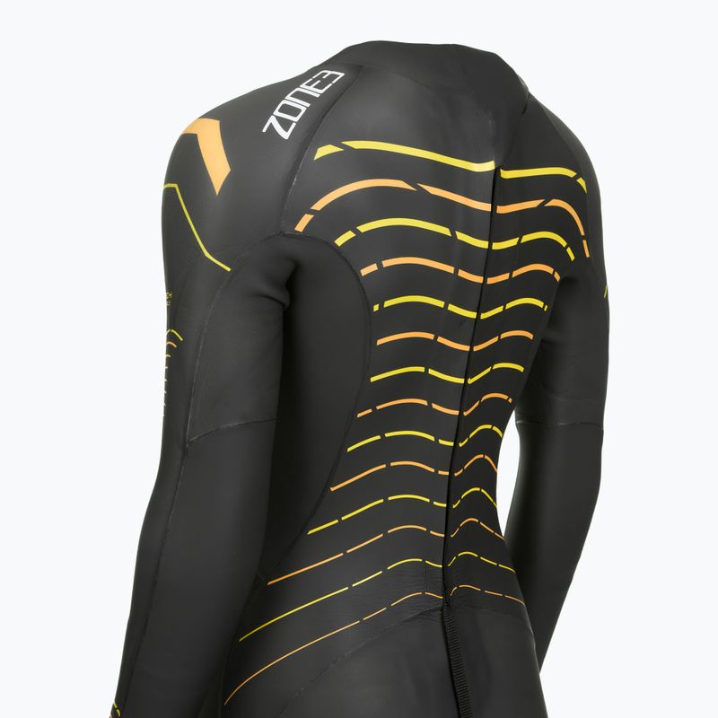 Muta da triathlon donna Zone3 Thermal Aspect Breaststroke 2,5 mm black/orange/yellow 5