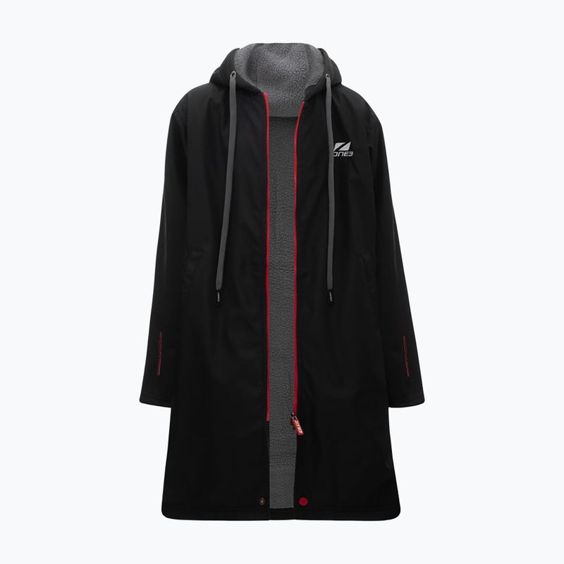 ZONE3 Polar Fleece Parka Accappatoio per bambini Jr nero 3
