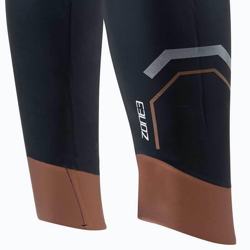 Muta da triathlon da uomo ZONE3 Thermal Agile 3 mm nero/oro 5