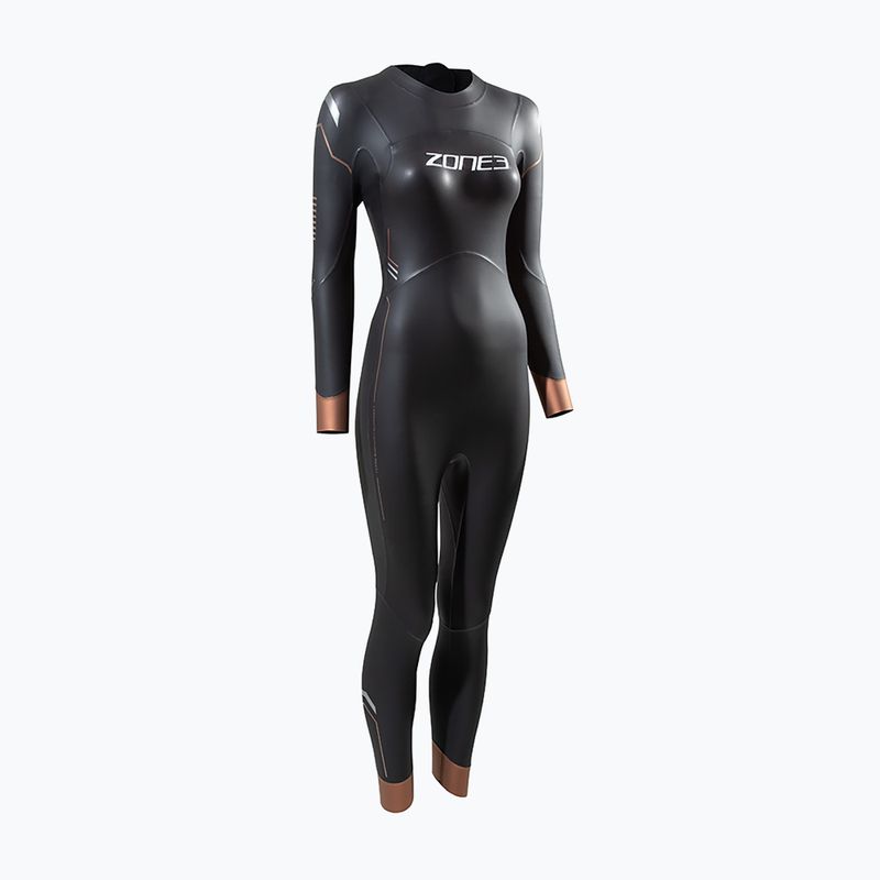 Muta da triathlon da donna ZONE3 Thermal Agile 3 mm nero/oro