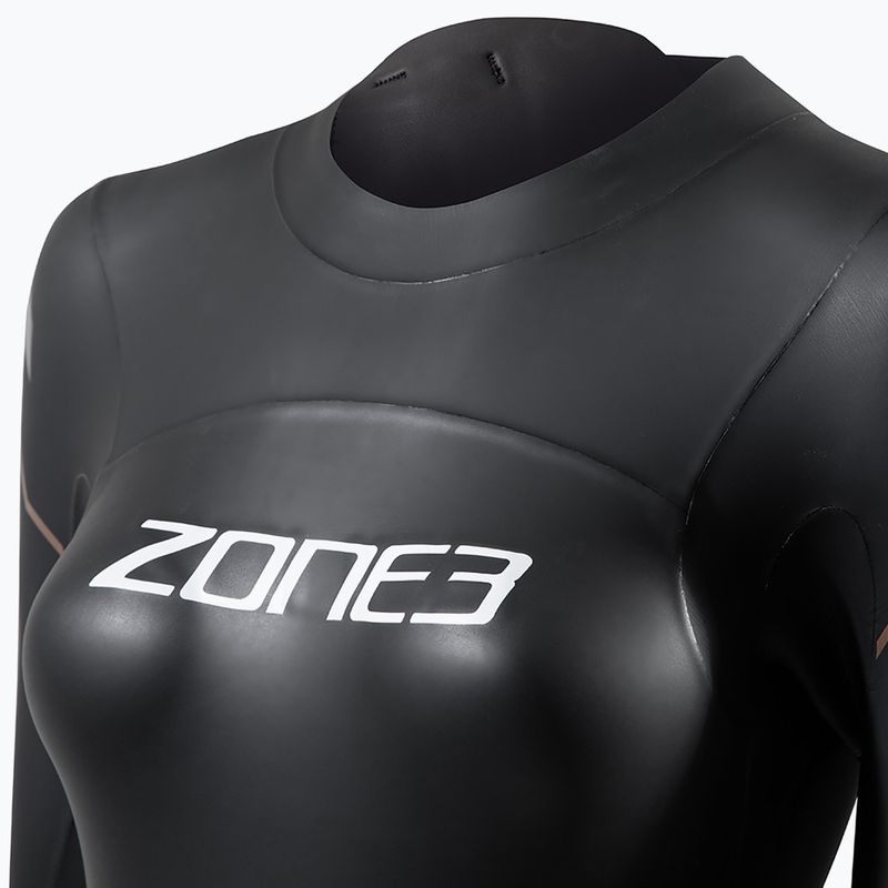 Muta da triathlon da donna ZONE3 Thermal Agile 3 mm nero/oro 3