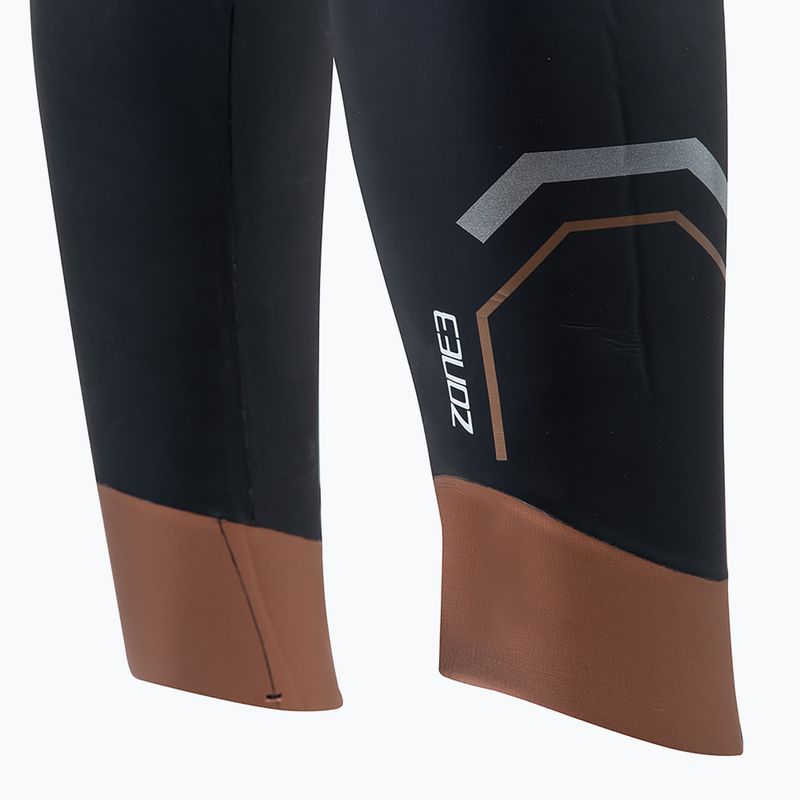 Muta da triathlon da donna ZONE3 Thermal Agile 3 mm nero/oro 5