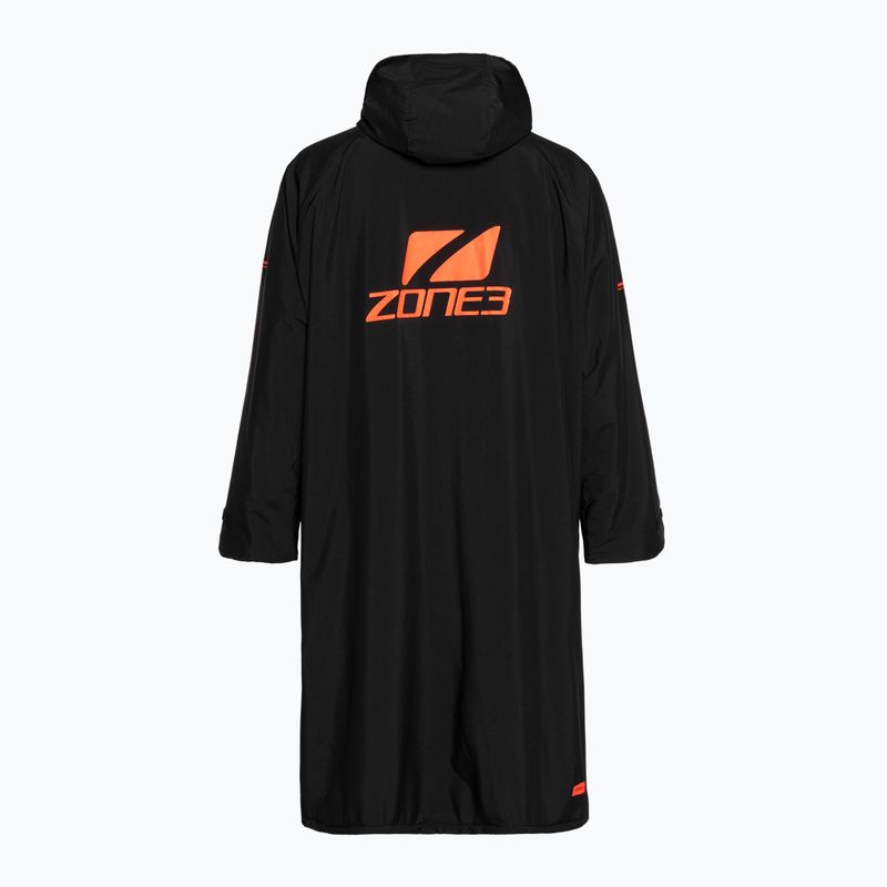 ZONE3 Thermo Tech Changing Fleece Parka nero/arancio 2