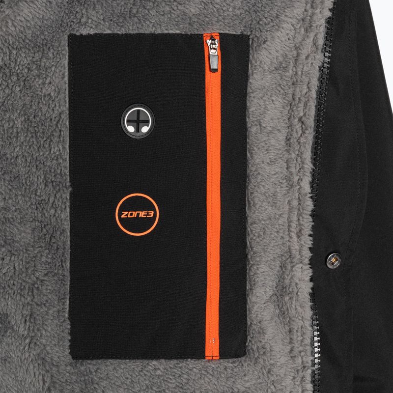 ZONE3 Thermo Tech Changing Fleece Parka nero/arancio 8