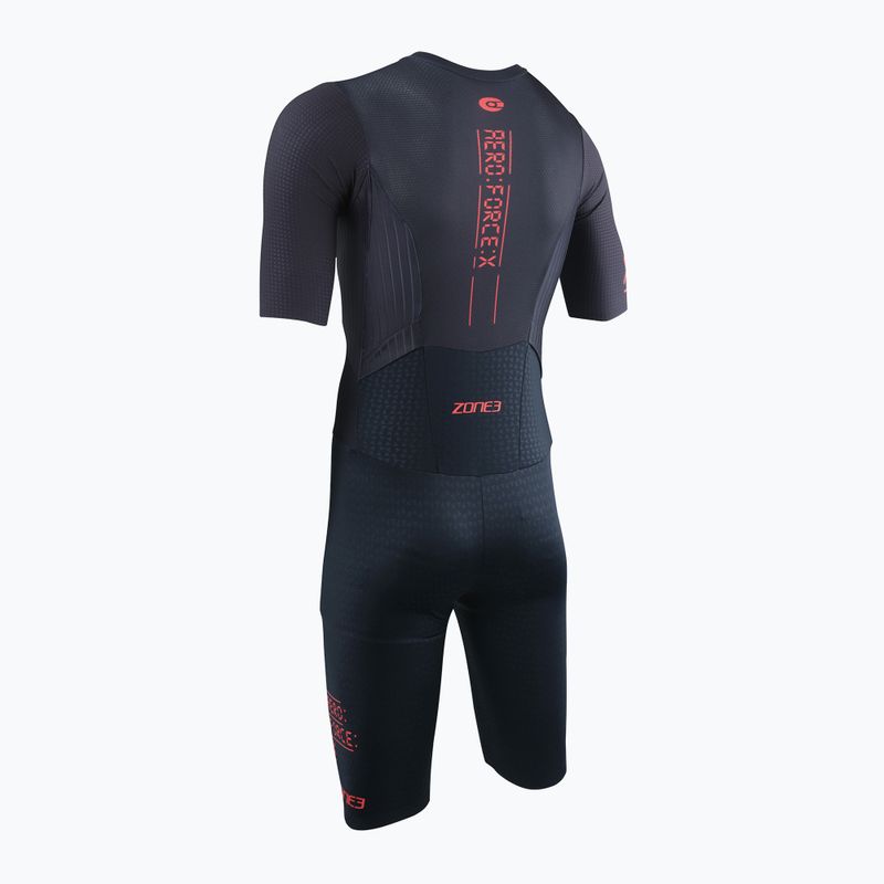 Tuta da triathlon da uomo ZONE3 Aeroforce X II Trisuit nero 2