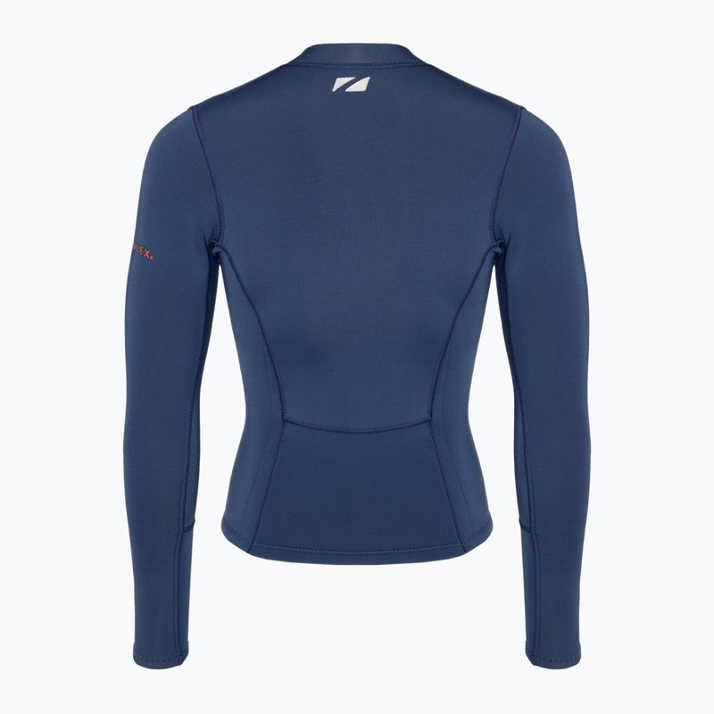Maglietta in neoprene da donna ZONE3 Yulex a maniche lunghe Top navy 2