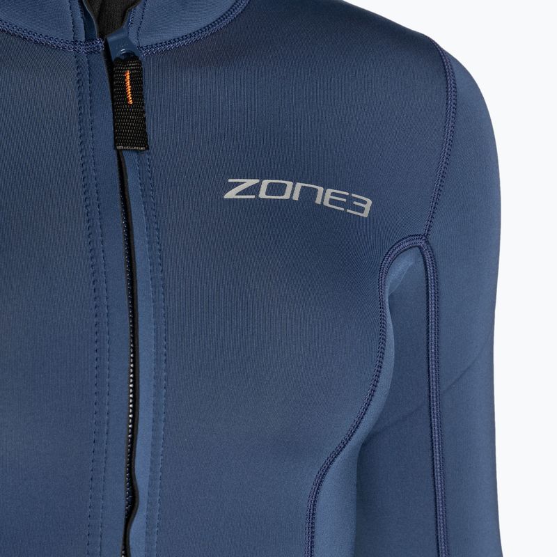 Maglietta in neoprene da donna ZONE3 Yulex a maniche lunghe Top navy 3
