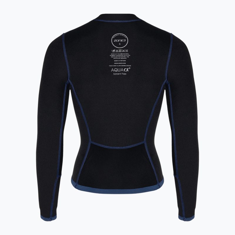 Maglietta in neoprene da donna ZONE3 Yulex a maniche lunghe Top navy 6