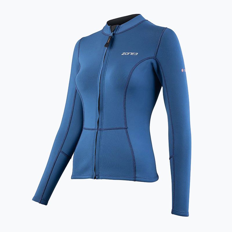 Maglietta in neoprene da donna ZONE3 Yulex a maniche lunghe Top navy 7