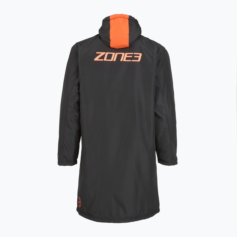 ZONE3 Cappotto Robe Parka riciclato nero/grigio/arancio 2