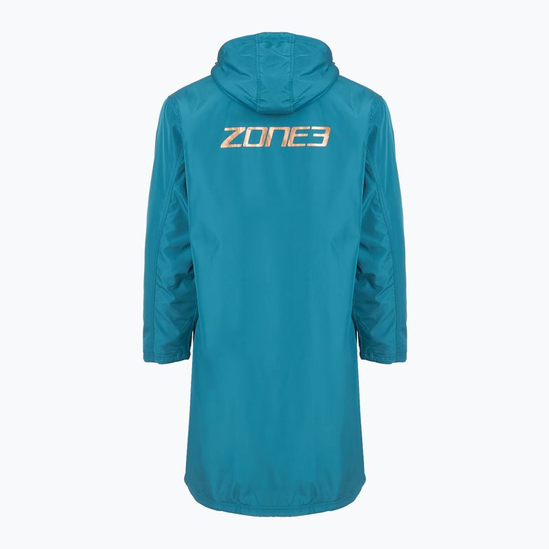 Cappotto ZONE3 Recycled Thermo-tech Robe Parka teal/copper 2