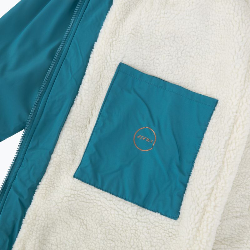 Cappotto ZONE3 Recycled Thermo-tech Robe Parka teal/copper 5