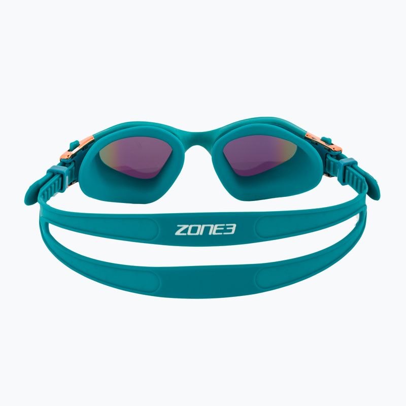 Occhiali da nuoto ZONE3 Vapour verde acqua/rame 5