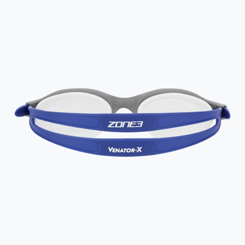 ZONE3 Venator-X Occhialini da nuoto grigio/blu reale/chiaro 5