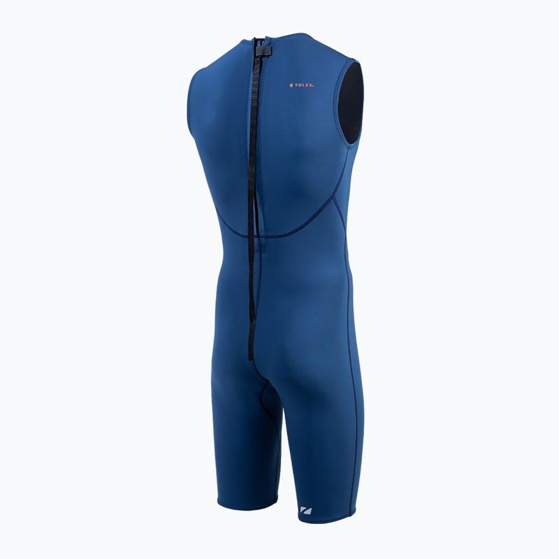 Schiuma da nuoto ZONE3 Yulex Kneeskin 1,5 mm navy/argento da uomo 2