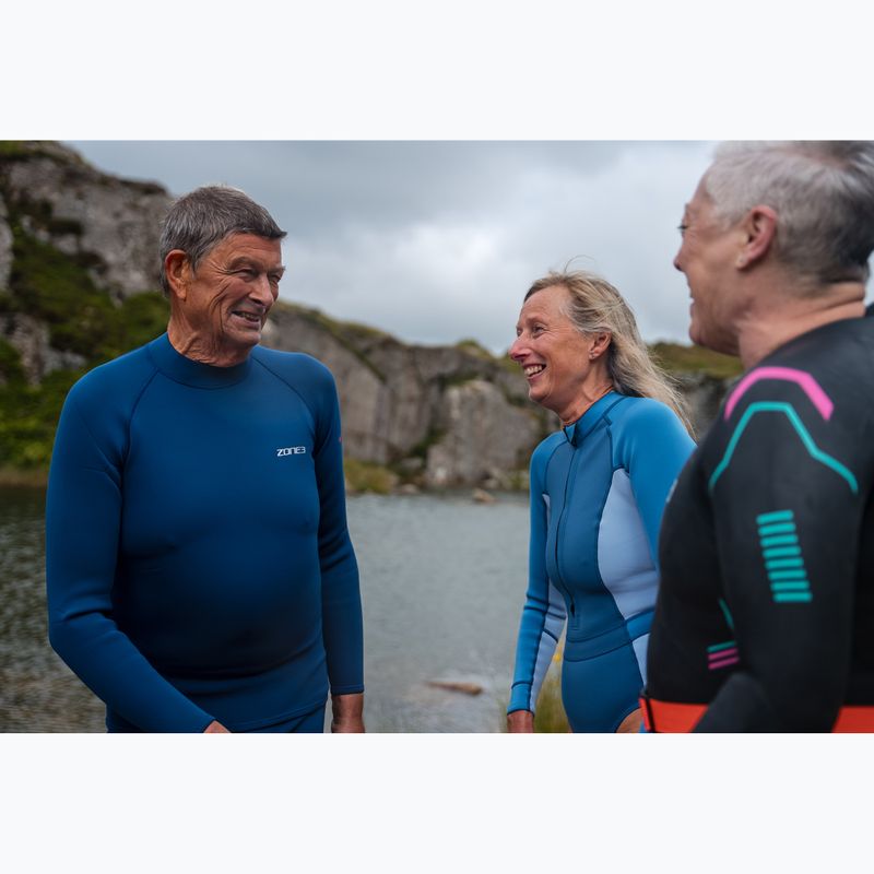 Muta da donna per il nuoto ZONE3 Yulex multi blue/white 7