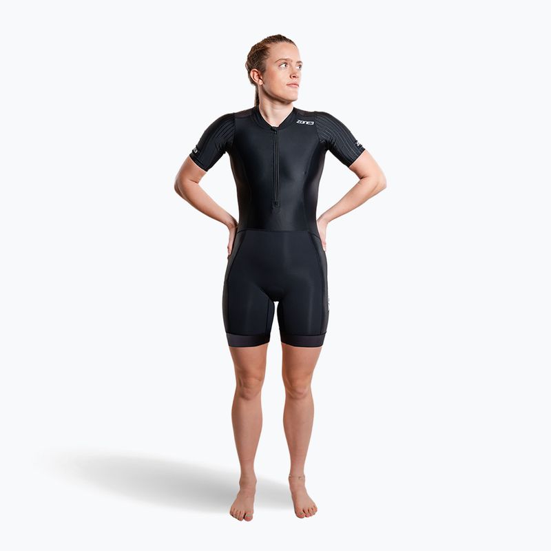 Body da triathlon da donna ZONE3 Activate+ Trisuit black 4