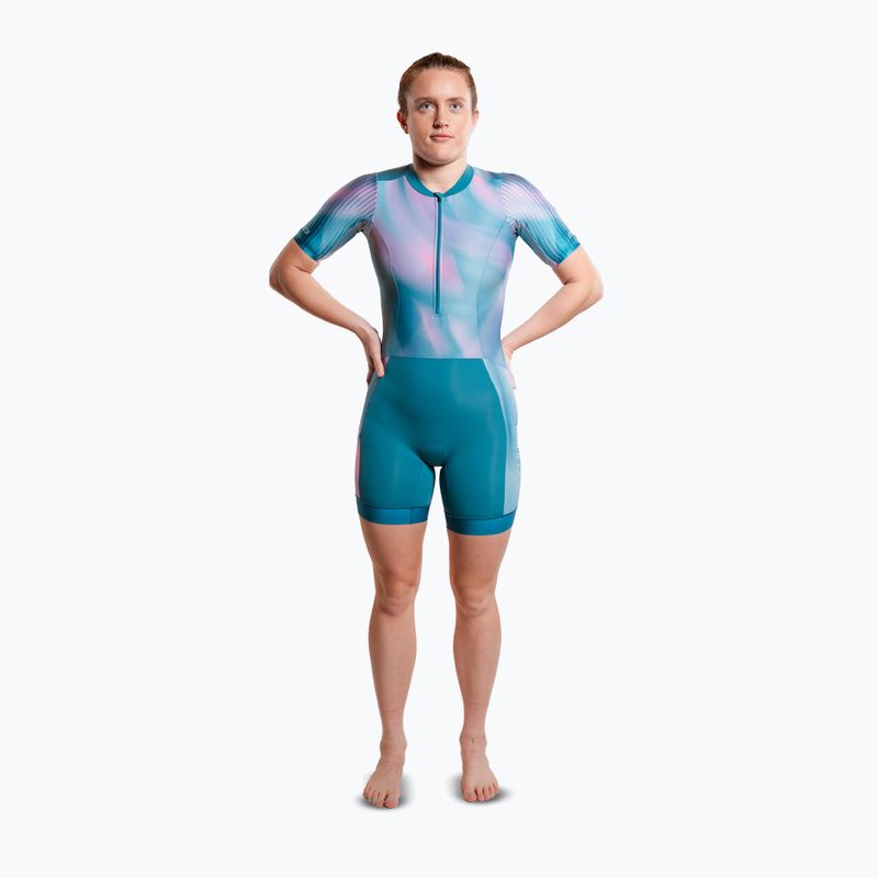 Body da triathlon da donna ZONE3 Activate+ Trisuit print 3