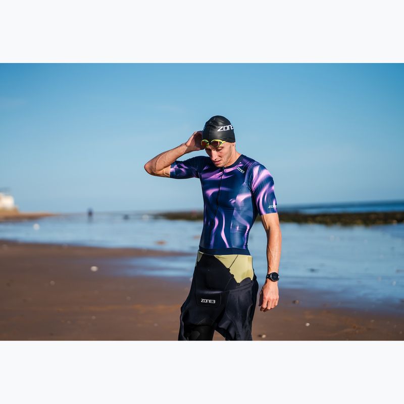 Body da triathlon da uomo ZONE3 Activate+ Trisuit print 13