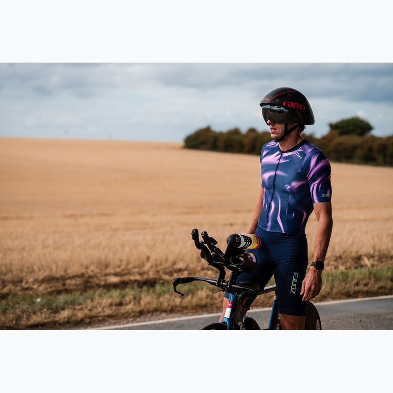 Body da triathlon da uomo ZONE3 Activate+ Trisuit print 14