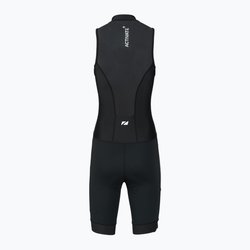 Muta da triathlon da donna ZONE3 Activate+ Sleeveless Trisuit black 2