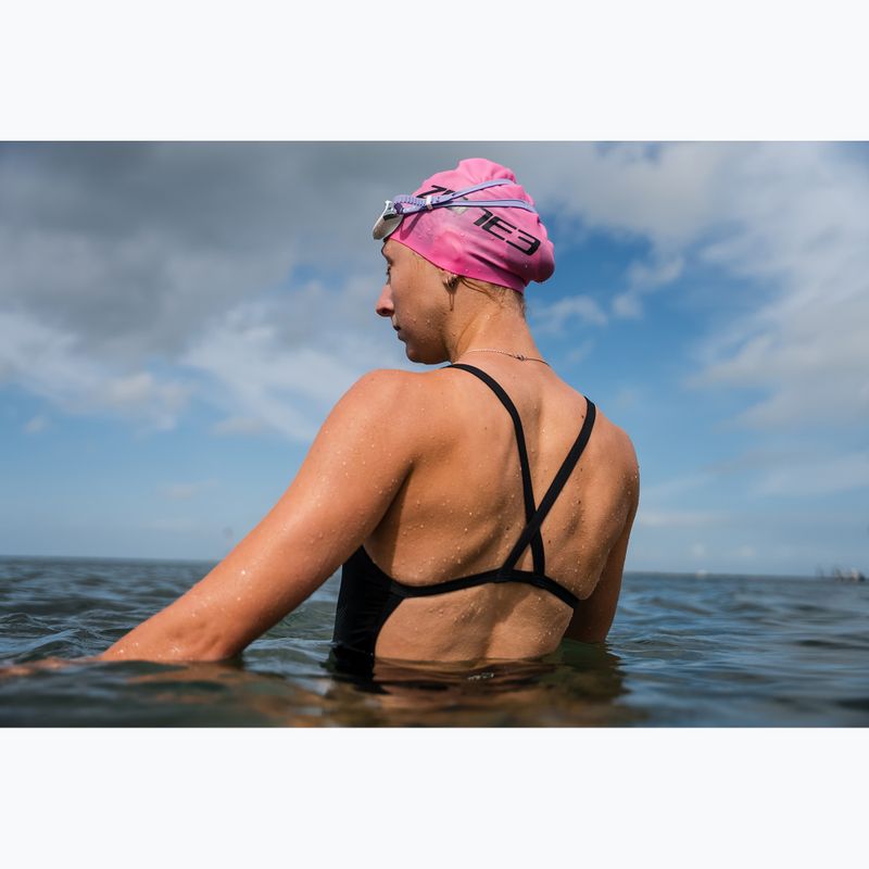 Costume da bagno intero da donna ZONE3 Strap Back black 10